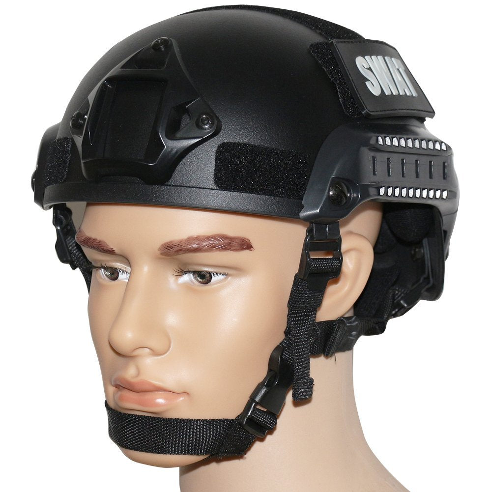 Tactical Helmet 04 丨Adjustable Chin Strap & Guide Rail System